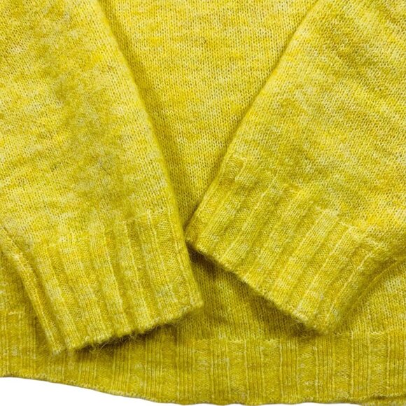 womens  v-neck sweater mustard sweater by soaked in Luxury  size medium - Picture 3 of 15